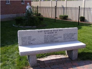 Park Style Stanstead Grey Bench with Engraving