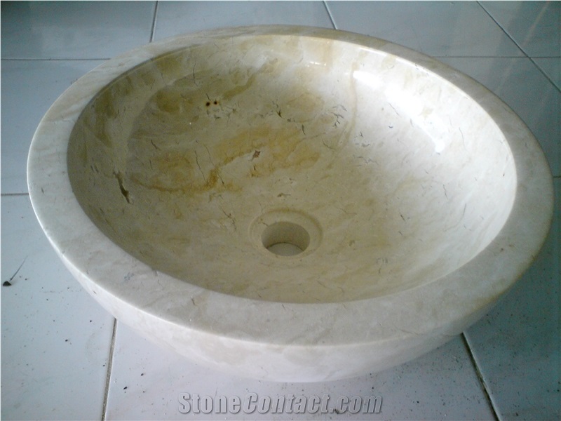 White Marble Sinks & Basins Indonesia