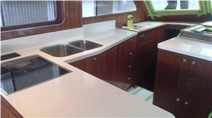 Boats Kitchen Design, Solid Surface Kitchen Top