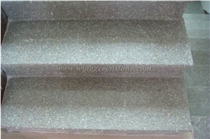 G636/G3536, Xidong Red, China New Rosa Beta/Padang Rosa, Apple Pink Granite Stairs Including Steps & Risers/Treads & Thresholds