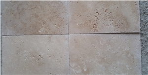 Classic Light 1rst Selection Tumbled 40.6*61 Travertine tiles & slabs Emirstone,  beige travertine floor tiles, wall covering tiles 