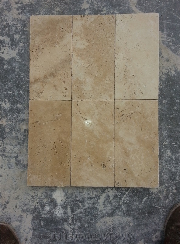 Classic Travertine Tumbled Tiles & Slabs, Beige Travertine Flooring Tiles