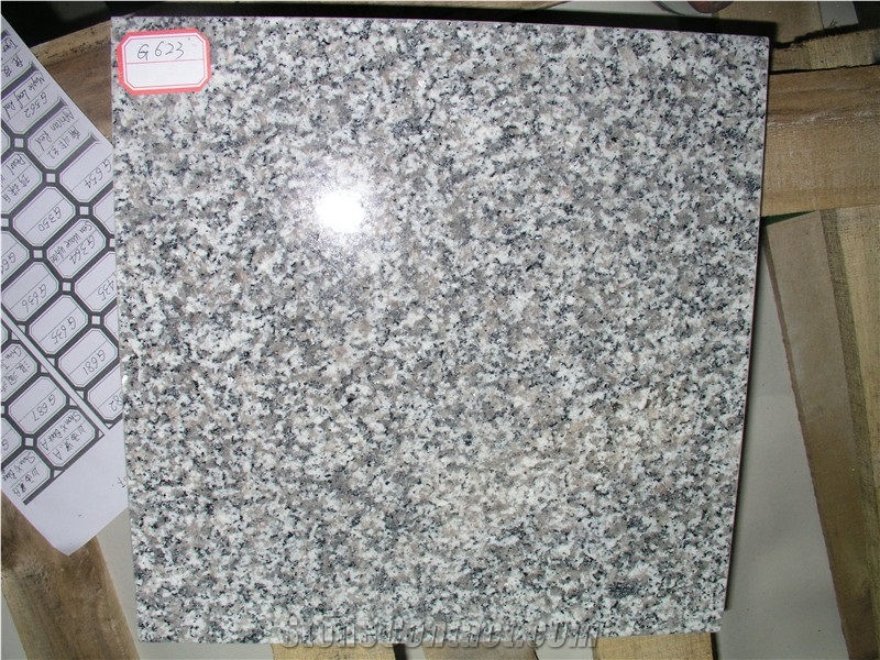Chinese Cheap Haichang White, Grey Granite G623, Polished Tile for Floor and Wall