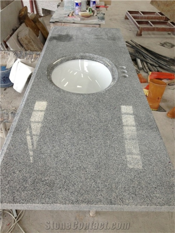 Chinese Grey Granite Countertop,G603, Polished, for the Kitchen and Bathroom