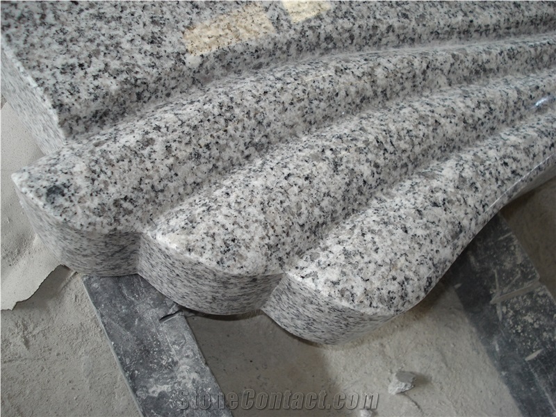Grey Granite Tombstone, Headstone, Gravestone, G603 Monuments, Western Style Tombstones