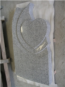 Jewish Style Tombstone,G603 Monument, China G603 Grey Granite Tombstone