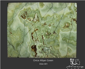 Afghan Green Onyx Slabs