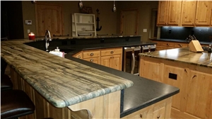 Yellow Granite Kitchen Countertops, Bar Tops, Multicolor Granite Vanity Tops
