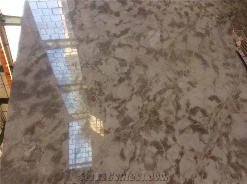 Leopard Cream Marble Tiles & Slabs, Beige Marble Flooring Tiles Iran