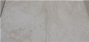 Daino Reale Marble Polished and Bevelled 60x60x1.5 Cm, Beige Marble Flooring Tiles