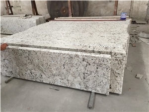 White Spring Granite Kitchen Countertops
