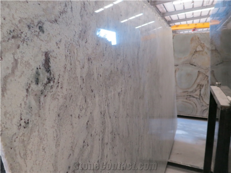 Andromeda Granite Slabs & Tiles, Sri Lanka White Granite