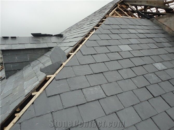 Slate Roof Tile ,Black Roof Tile ,Dark Roof Tile ,Arch Shape Roof Tile ,Square Shape Slate Roof Tile
