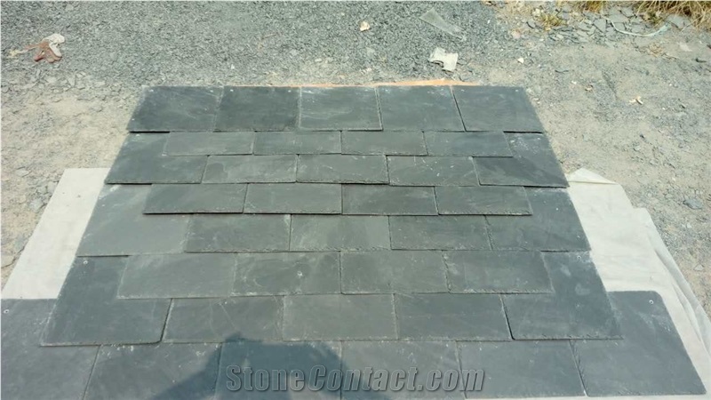 Slate Roof Tile ,Black Roof Tile ,Dark Roof Tile ,Arch Shape Roof Tile ,Square Shape Slate Roof Tile