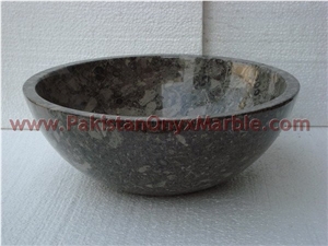 A Grade Oceanic Corel Marble Sinks and Basins, Grey Marble Sinks & Basins