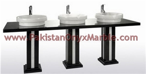 Fancy Design Marble Pedestals Sinks and Basins