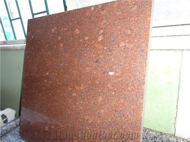 Vermelho Braganca Granite Slabs, Red Granite Polished Tiles & Slabs, Floor Tiles Brazil