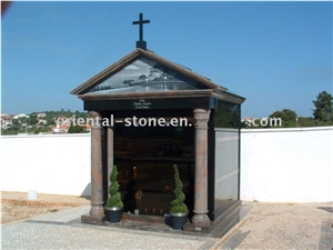China Granite Stone Cremation Family Mausoleums Design, Cemetery Crypts Columbariums Urn, Niches Columbarium