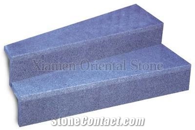China Grey Granite Outdoor Steps Stair Riser, Building Stone Stair Treads, Indoor Deck Stair