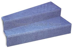 China Grey Granite Outdoor Steps Stair Riser, Building Stone Stair Treads, Indoor Deck Stair