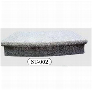 China Grey Granite Outdoor Steps Staircase, Indoor Stair Riser, Stone Deck Stair, Stair Treads, G623 Grey Granite Stair Treads