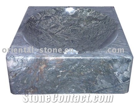 Natural G679 Granite Marble Stone Bathroom Square Sinks, Vessel Wash Basins