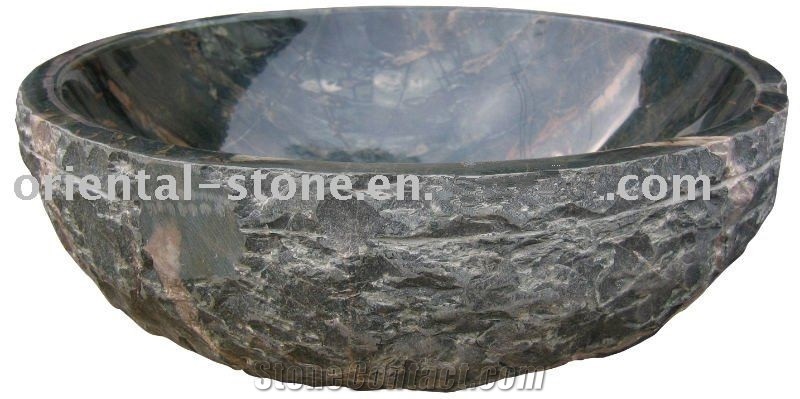 Natural Granite Marble Bathroom Oval Sinks, Stone Round Wash Basins, Solid Surface Vessel Sink, G679 Granite Wash Basins