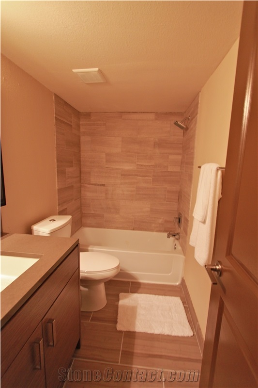 Quartz #4350 Brown Bathroom Vanity Tops Quartz Stone Vanity Tops Artificial Stone Tops