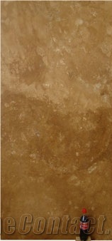 Andino Dark Travertine Tiles & Slabs, Peru Brown Travertine, Polished Flooring Tiles