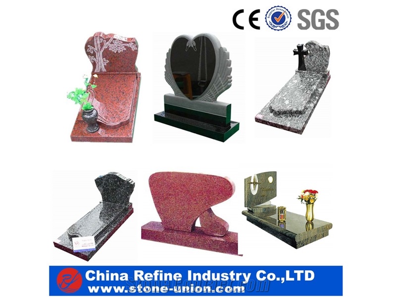 Cheap China Multicolor Granite Monument,China Multicolor American Style Polished Monument & Tombstone