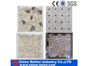 China Hot Sell Travertine Mosaic, Floor Mosaic, Wall Mosaic,Panel Split Face Mosaic