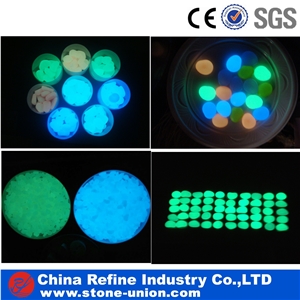 Colorful Glow in the Dark Pebble Stone,Glowing Pebbles,Glow Stone, Luminous Pebble,Night Glow Stones Colorful Gems Pebble