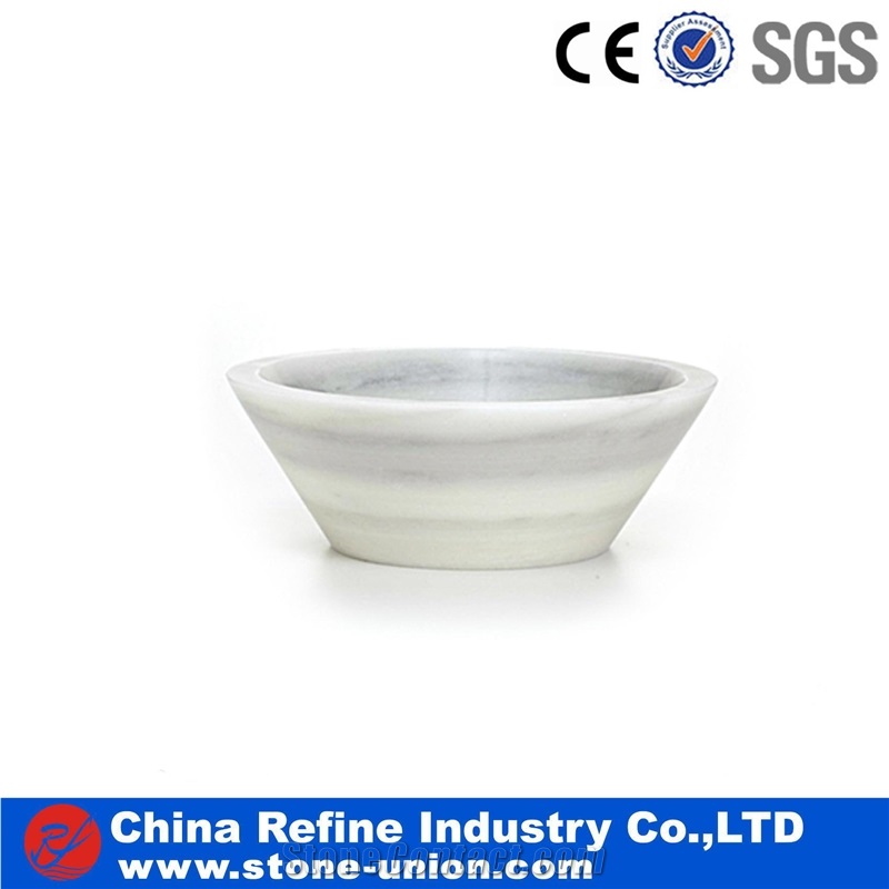 White Marble Cheap Round Sinks & Marble Carved Cheap Basins,Round Sinks for Sale , Marble Basins with Cheap Price , Bathroom Hand Wash Design
