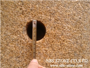 G682 Granite Special Shape Professional Cube Stone