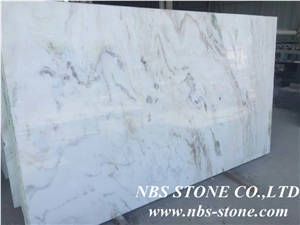 Russia White Jade Marble Tiles & Slabs, Marble Floor/Wall Covering Tiles