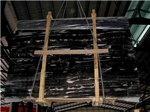White and Black Chinese Marble Silver Dragon Marble Tile & Slabs/White Dragon Big Slabs/Stripes/Project Tiles