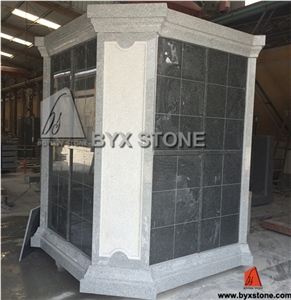 Dark Grey Granite Stone Columbarium / Columbaria