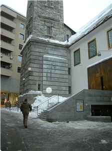 Bell-Tower St. Moritz (Switzerland) in Silber Grun