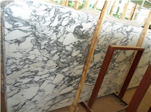 Arrasbescato White Marble Big Slab.Luxary Natural Decorative Stone, Arabescato White Marble Slabs & Tiles