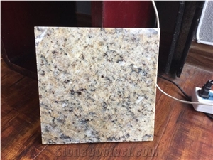 Brazil Cheap Popular Venetian Gold Yellow Granite Polished Floor Wall Covering Tiles & Slabs, Skirting, Natural Building Stone for Bathroom, Kitchen Decoration, Hotel Lobby, Villa Use