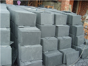 Dark Grey and Black Slate Roof Tiles, China Black Slate