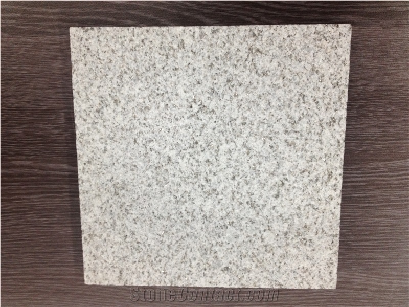 G603 Light Grey Granite Bush Hammered Tiles & Slabs, Light Grey Granite Wall Tiles, Cheap China Grey Granite Tiles