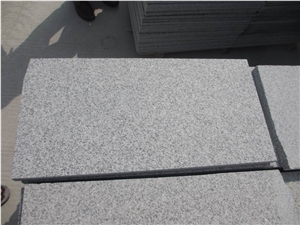 G603 Light Grey Granite Flamed Tiles & Slabs, Light Grey Granite Wall Tiles, Cheap China Grey Granite Tiles