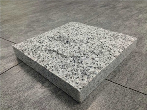 G603 Light Grey Granite Mushroom Stone Tiles, China Cheap Granite Mushroom Wall Cladding, Light Grey Granite Mushroomed Cladding
