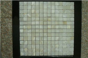 Green Onyx Mosaic Tiles, Onyx Polished Mosaic, Polished Onyx Wall and Floor Mosaic Tiles