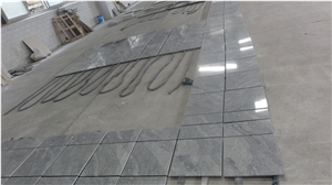 Landscape Grey Granite Tiles & Slabs, Grey Granite Slabs, China Polished Slabs/Tiles