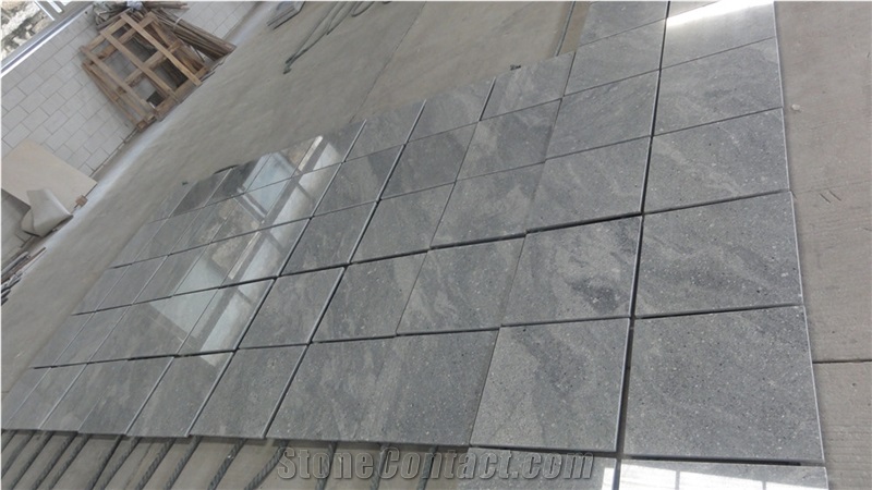 Landscape Grey Granite Tiles & Slabs, Grey Granite Slabs, China Polished Slabs/Tiles