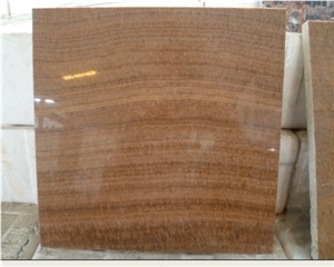 Natural Luxary Marble Stone Yellow Wooden Marble Slab Polished Price, China Yellow Marble