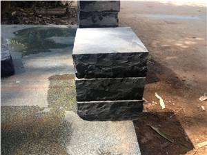 Zhangpu Black Basalt Kerbstone, Curbstone in Natural Split Finish, Road Kerbs Stone