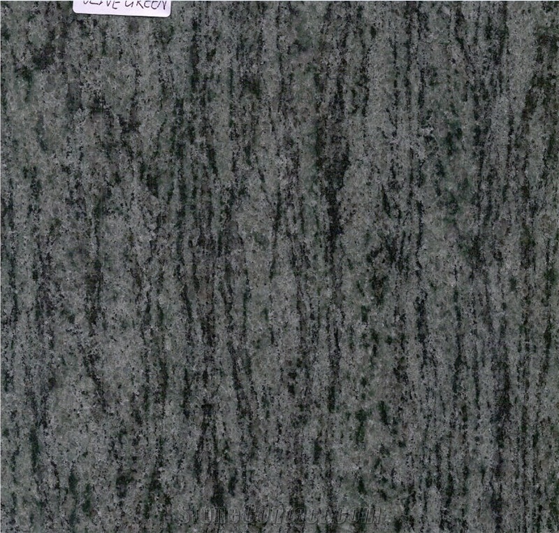 Olive Green Granite Slab